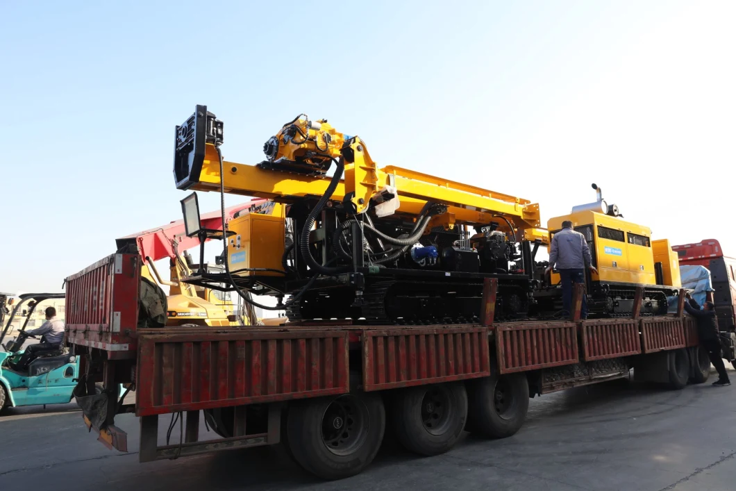 Sell 1000 Meters High-Power Hard Rock Hammer Drilling Machine Crawler Core Drilling Machine