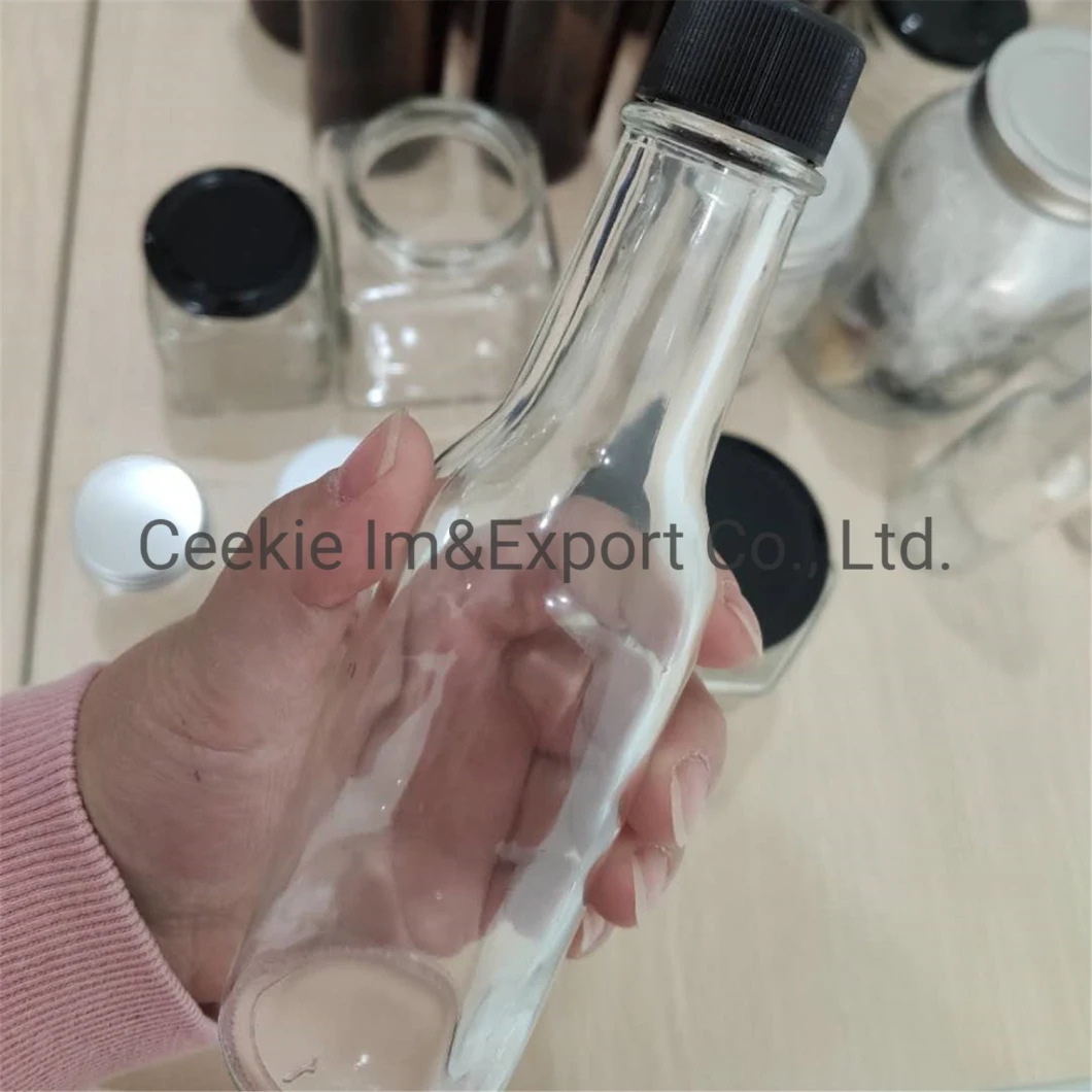 150ml Hot Sauce Bottle Woozy Chilli Sauce Glassware Kitchenware Cruet Spice Jar Glass Bottle