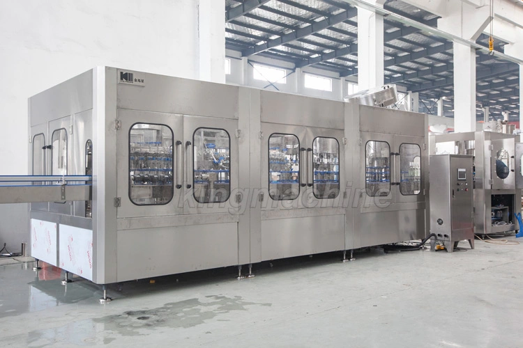 Closing Turret Aluminum Screw Caps Ropp Output in Bph 2800 Filling Machine