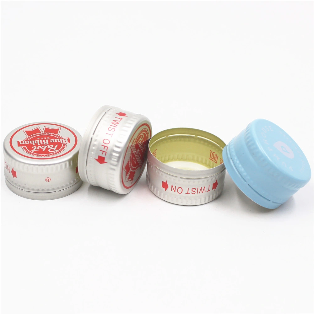 28mm TPE Liner Sparking Water Wine Carbonated Drinks Beverage Aluminum Ropp Caps